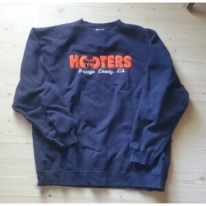 Vintage Hooters Orange County, CA  Pullover Hoodie Sweatshirt